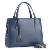 Bolsa Tote Couro Azul