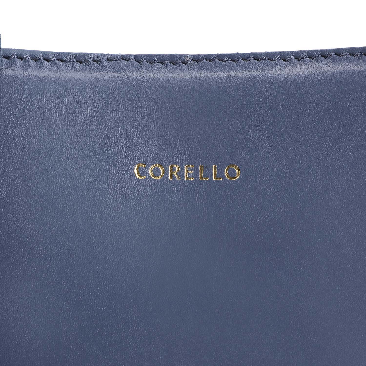 Bolsa Tote Couro Azul