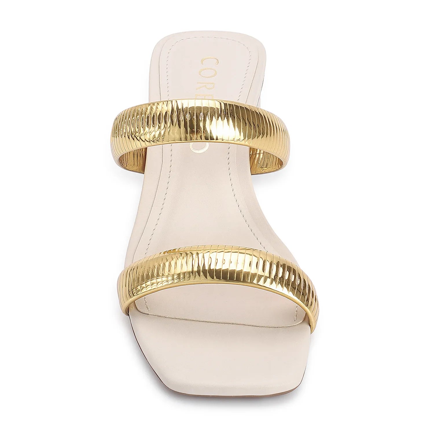 Mule Alt Off White/Alt Dourado