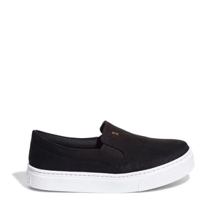 Tênis Slip On Acamurçado Preto