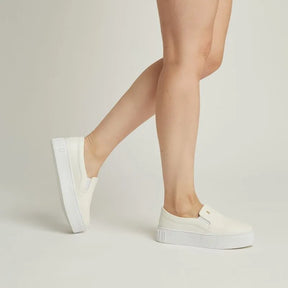 Tênis Slip On New Pele Branco