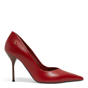 Scarpin One Couro Nobre Soft Vermelho Salto Alto