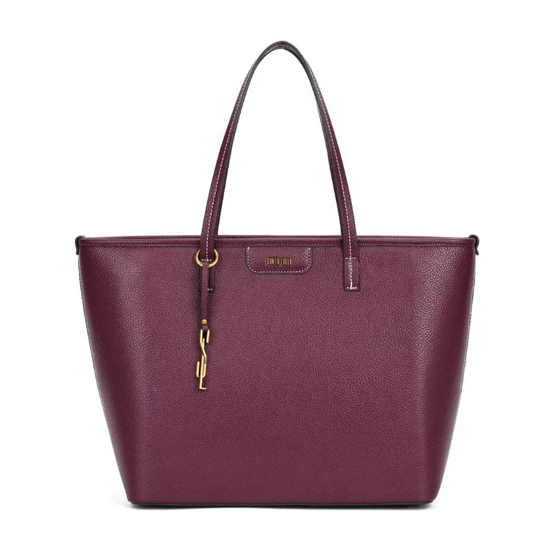 Shopper material floater merlot