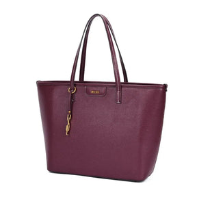 Shopper material floater merlot