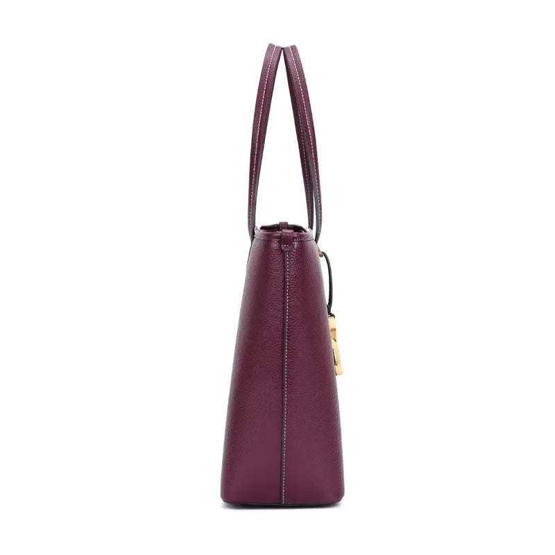 Shopper material floater merlot