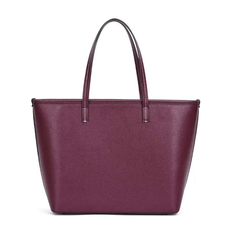 Shopper material floater merlot