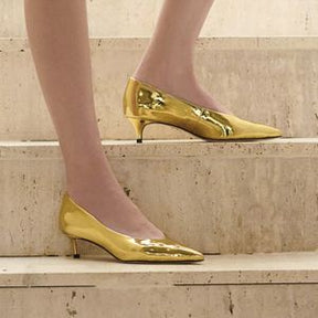 SCARPIN ÍRIS DOURADO